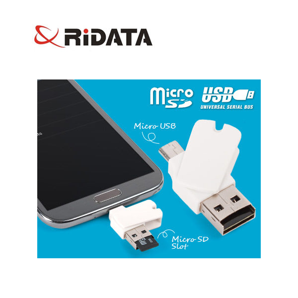 Ridata OTG Mobile Phone MicroSD Card Reader (OTG Mobile Phone/Tablet/PC) 4
