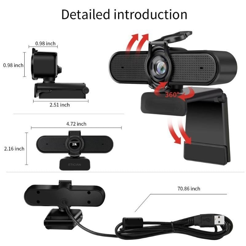 WEB Camera C930 Full HD 1440P 3