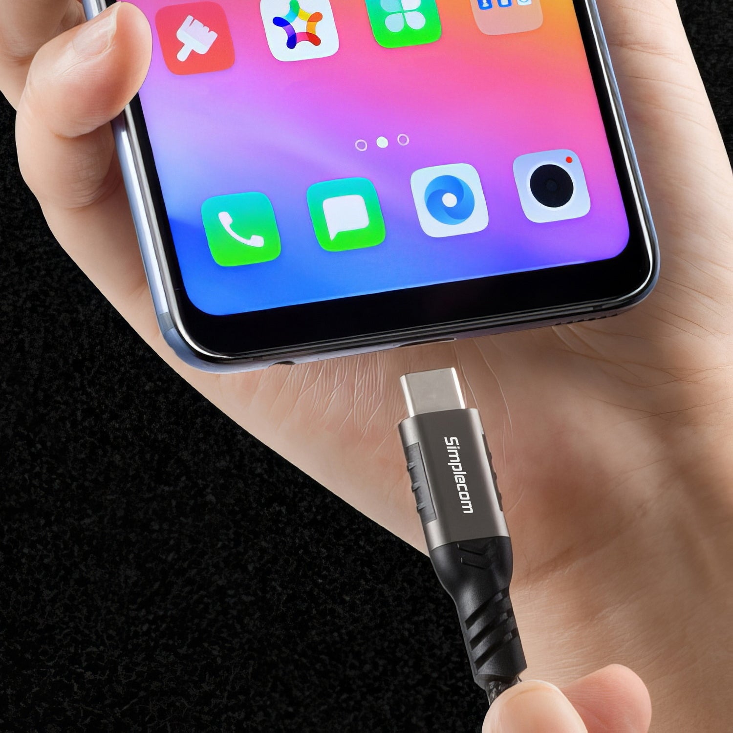 Simplecom CAU510 USB-A to USB-C Data and Charging Cable USB 3.2 Gen2 10Gbps 1M 5
