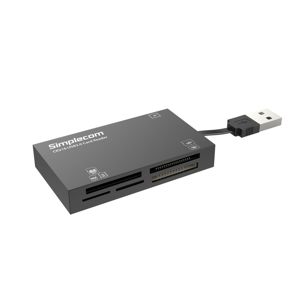 Simplecom CR216 USB 2.0 All in One Memory Card Reader 6 Slot for MS M2 CF XD Micro SD HC SDXC Black 3