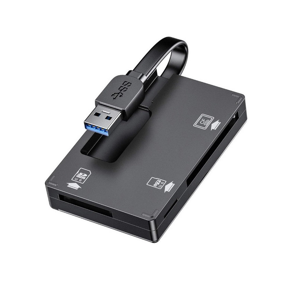 Simplecom CR309 3-Slot SuperSpeed USB 3.0 Card Reader with Card Storage Case 3
