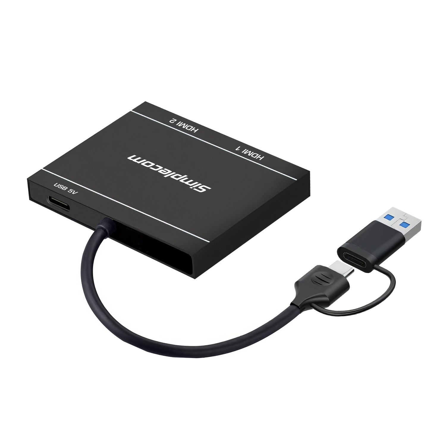 Simplecom DA327 USB 3.0 or USB-C to Dual HDMI Display Adapter for 2x 1080p Extended Screens 3