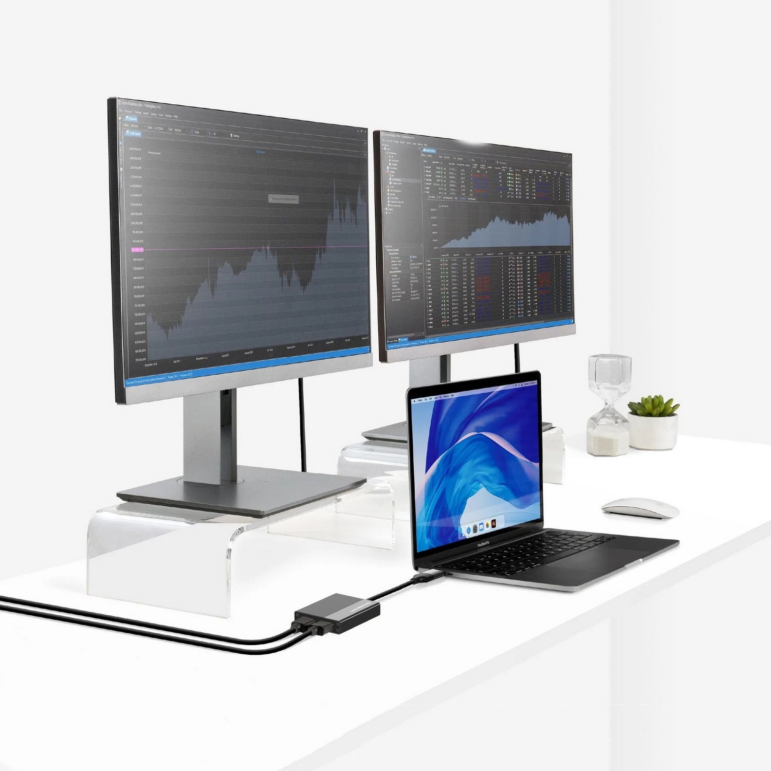 Simplecom DA369 USB 3.0 or USB-C to Dual 4K HDMI 2.0 Display Adapter for 2x 4K@60Hz Extended Screens 5