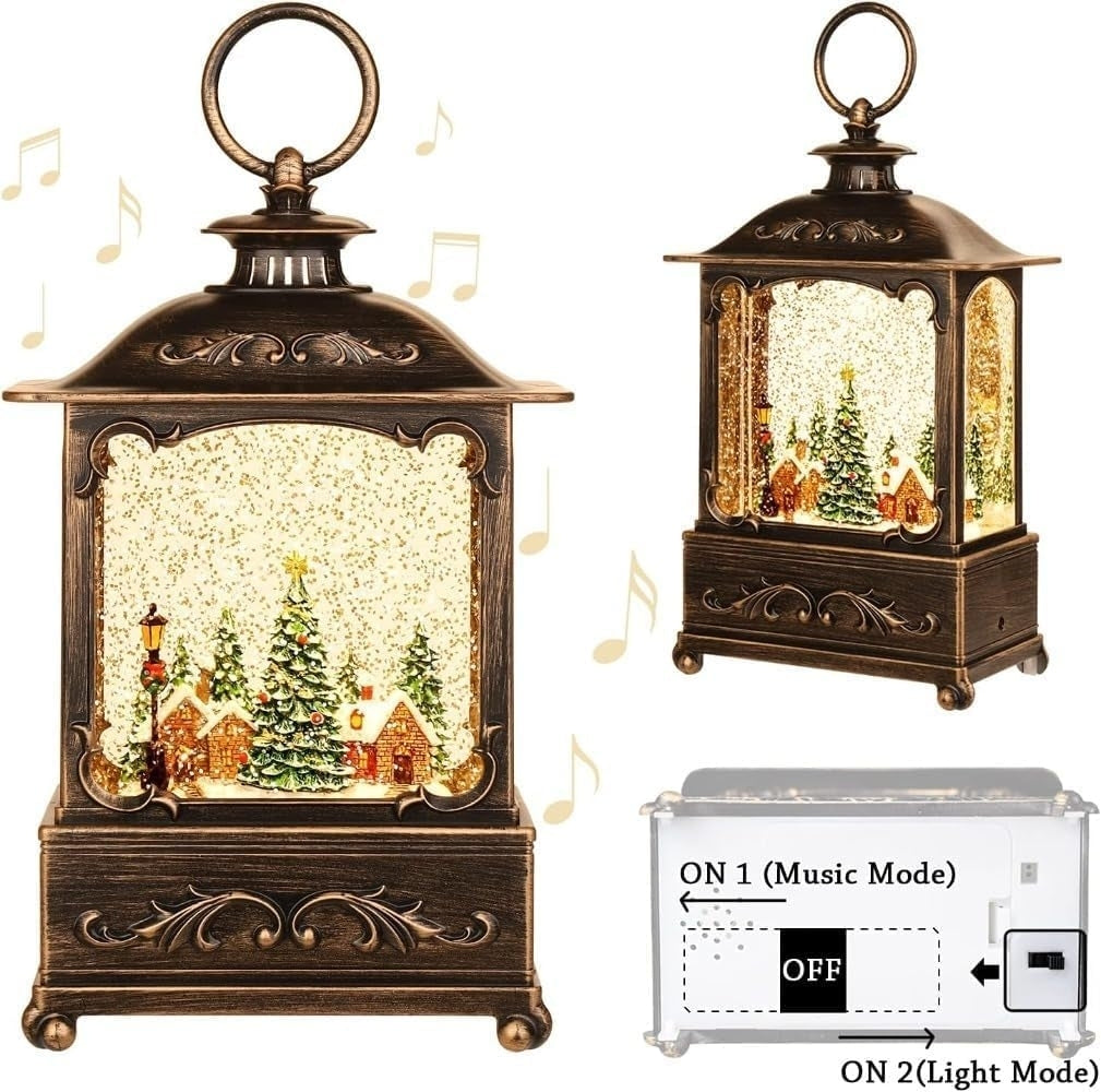 BDI Lamp-LW003-Snowman Music Lantern Sculpture Christmas 4