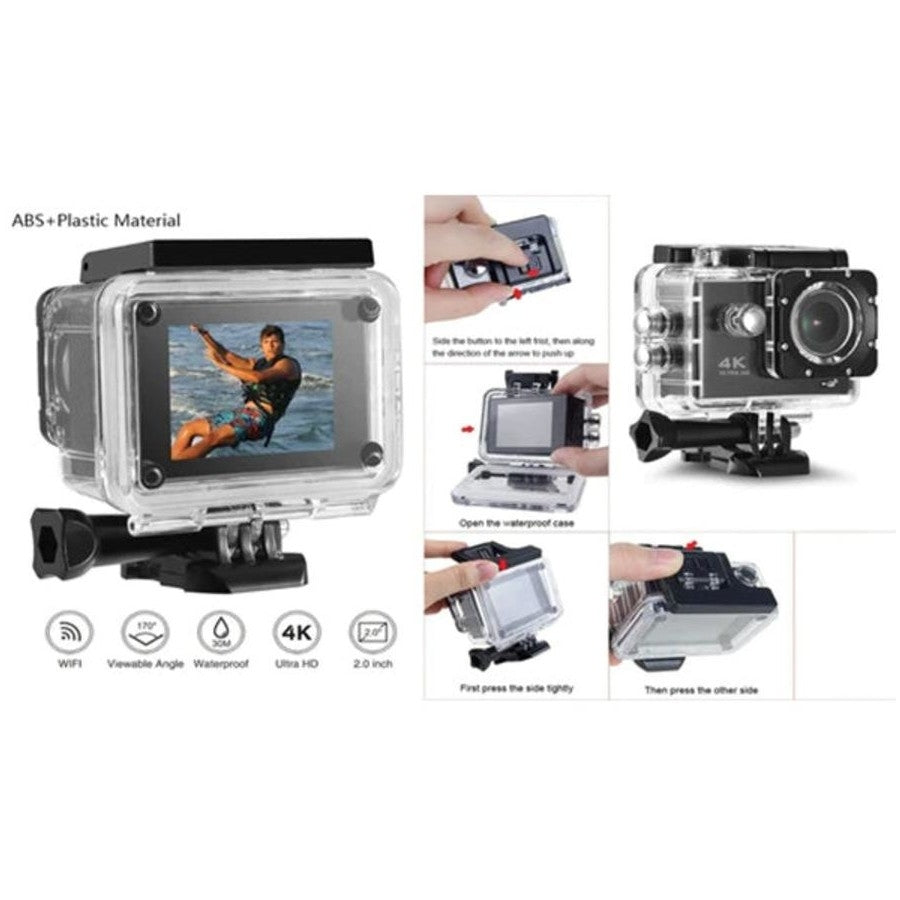 BDI New Action Camera 4K wifi sports DV Cam Blue 3