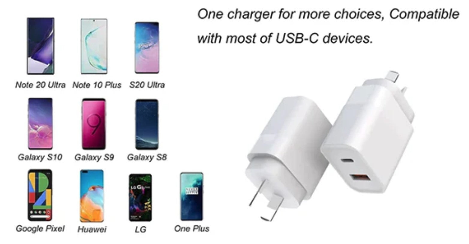 BDI 25W PD Quick Charger AU plug with USB-A and Type-C Ports 3