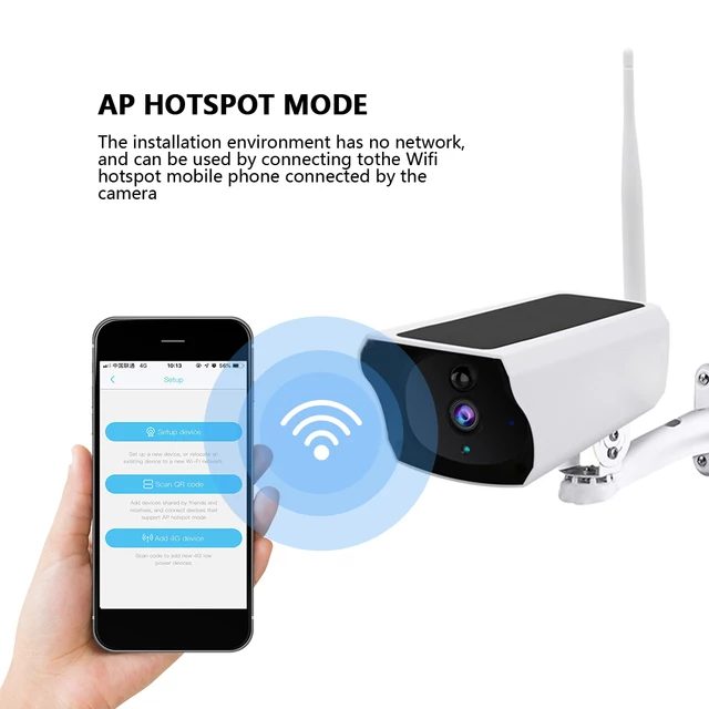 BDI Y4P Security WiFi Camera with Solar & Battery 7