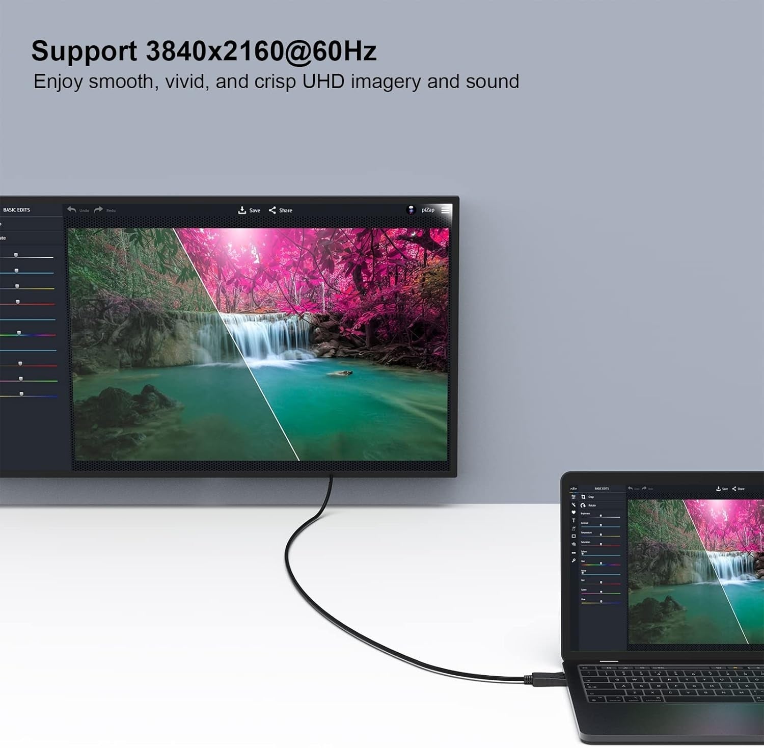 BENFEI DisplayPort to DisplayPort  8K @ 60Hz Cable 1.8m 4