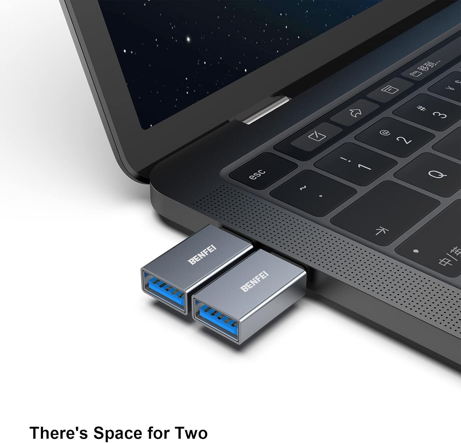 BENFEI USB C to USB 3.0 Adapter, USB C to A Male to Female Adapte 3