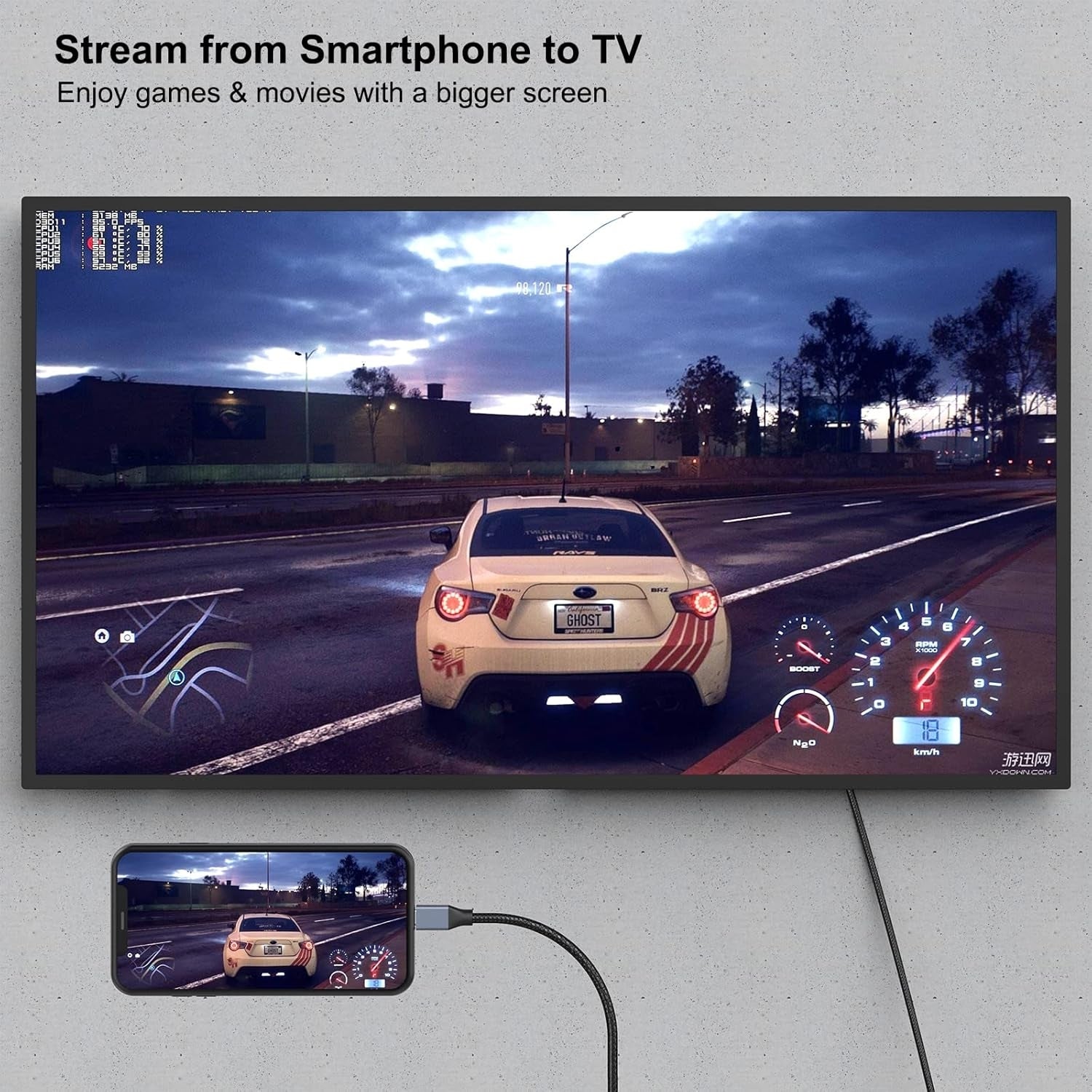 BENFEI USB-C to DisplayPort 3M (10 Feet) Cable(8K@60Hz 4K@144Hz) 3
