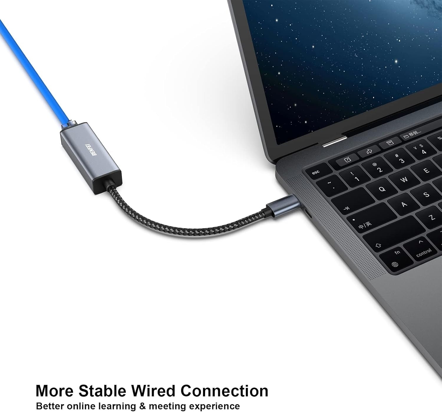 BENFEI USB-C to Ethernet Adapter (Thunderbolt 3 to RJ45) 3