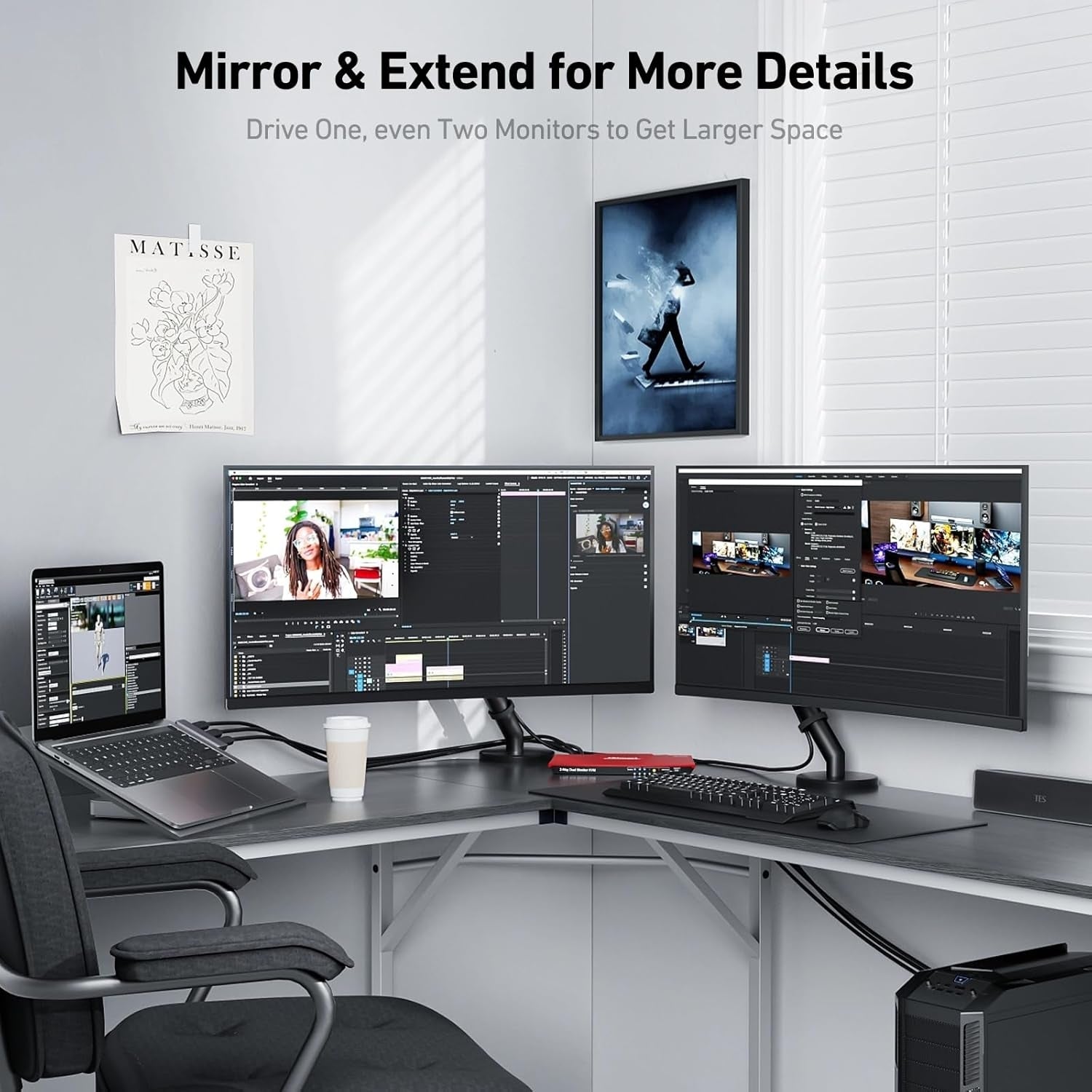 BENFEI 4K DisplayPort to HDMI 90cm Cable 6