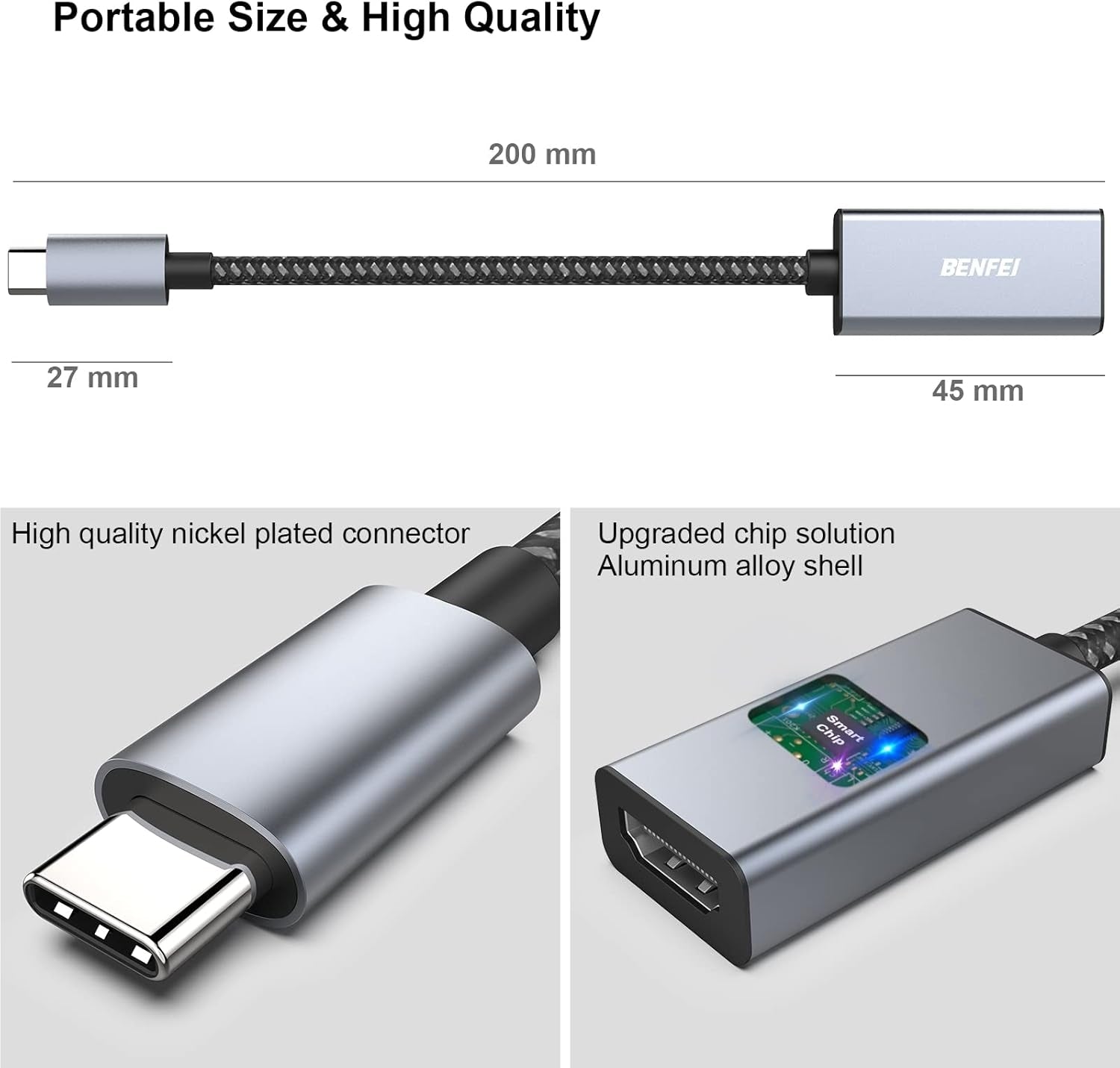 BENFEI USB C to HDMI Adapter 6