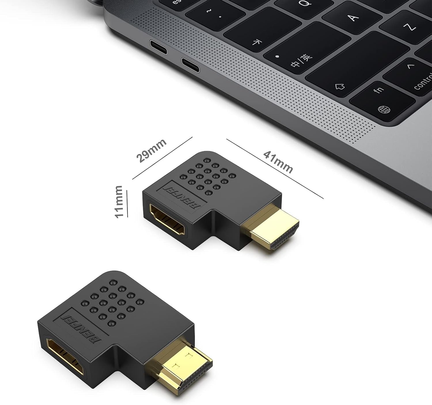 BENFEI HDMI Male to Female Right Angle 90 Degree Adapter 6
