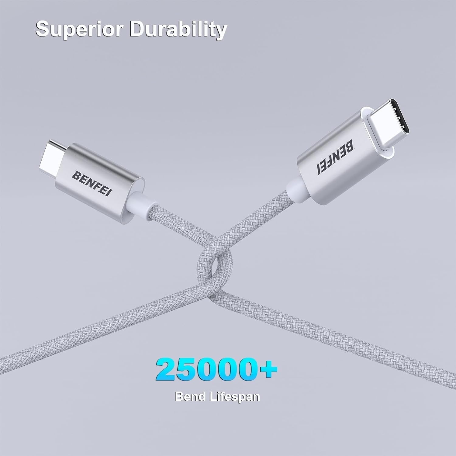 BENFEI 100W USB C to C Fast Charging Cable 1M 7