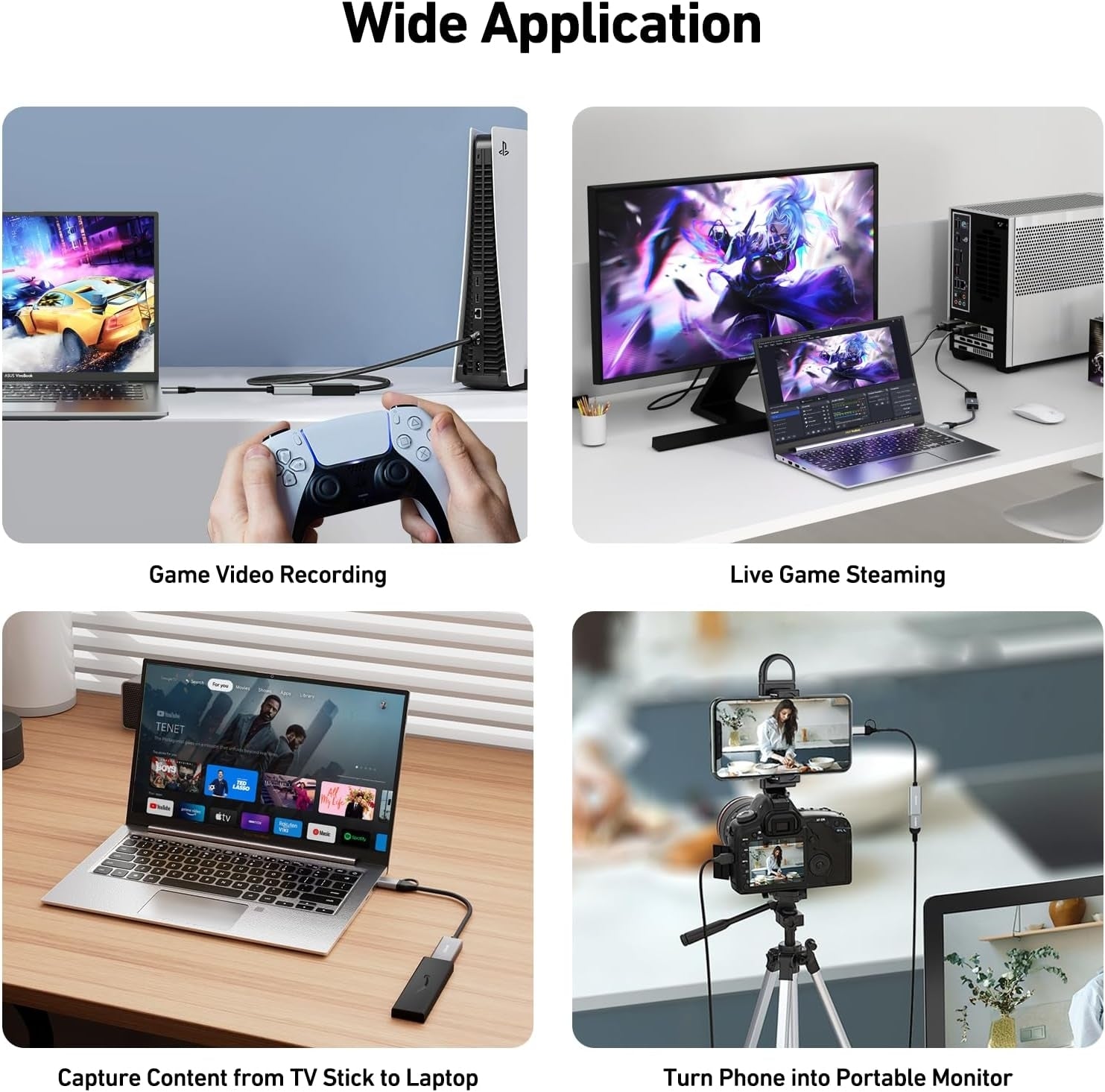 BENFEI Video/Audio Capture Card Supporting Full HD 1080P 3