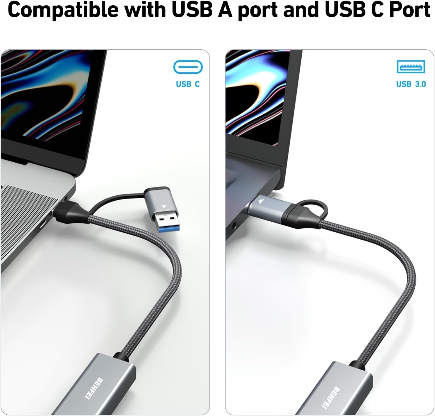 BENFEI Video/Audio Capture Card Supporting Full HD 1080P 4