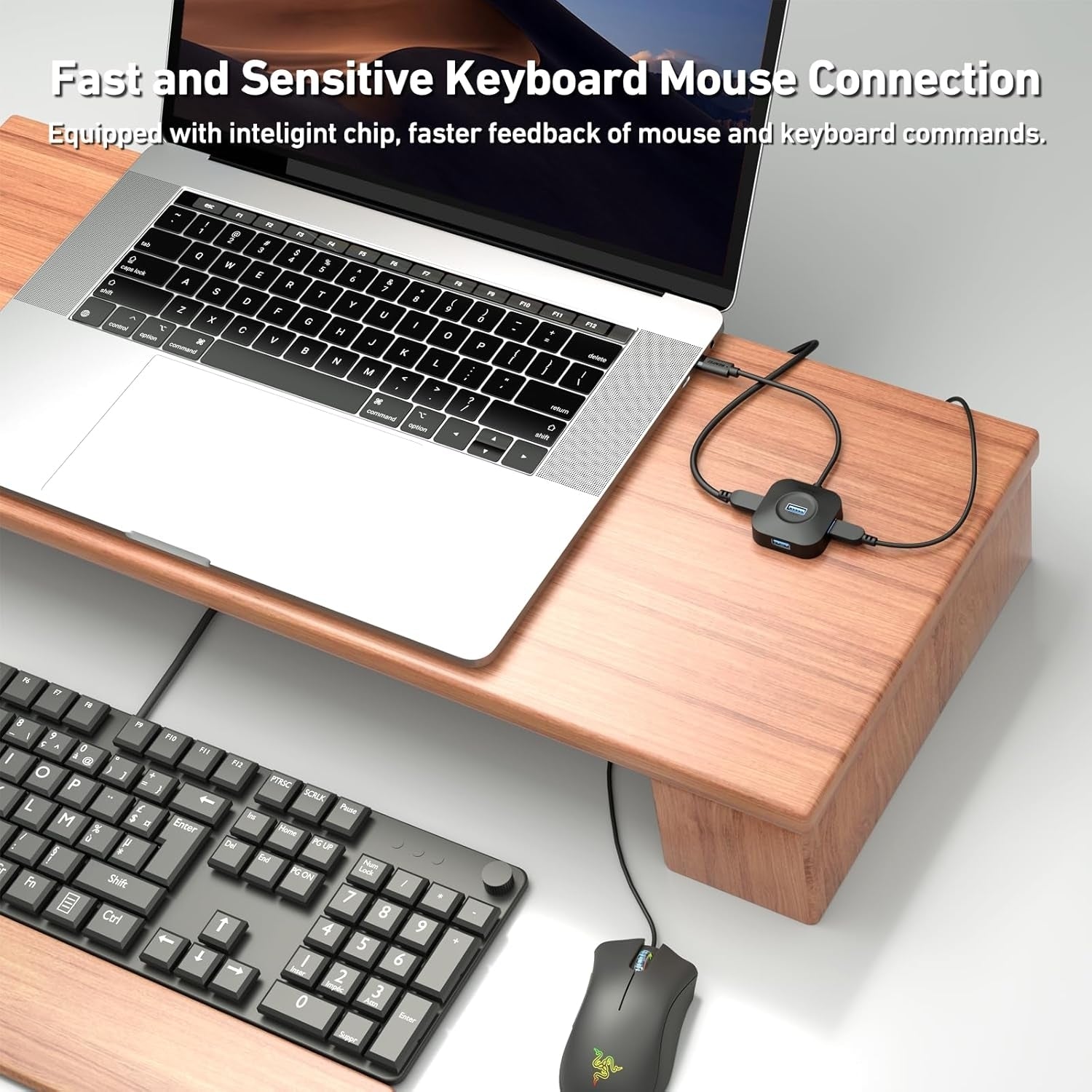 BENFEI 371BK USB-C 4-port USB 3.0 Hub 5