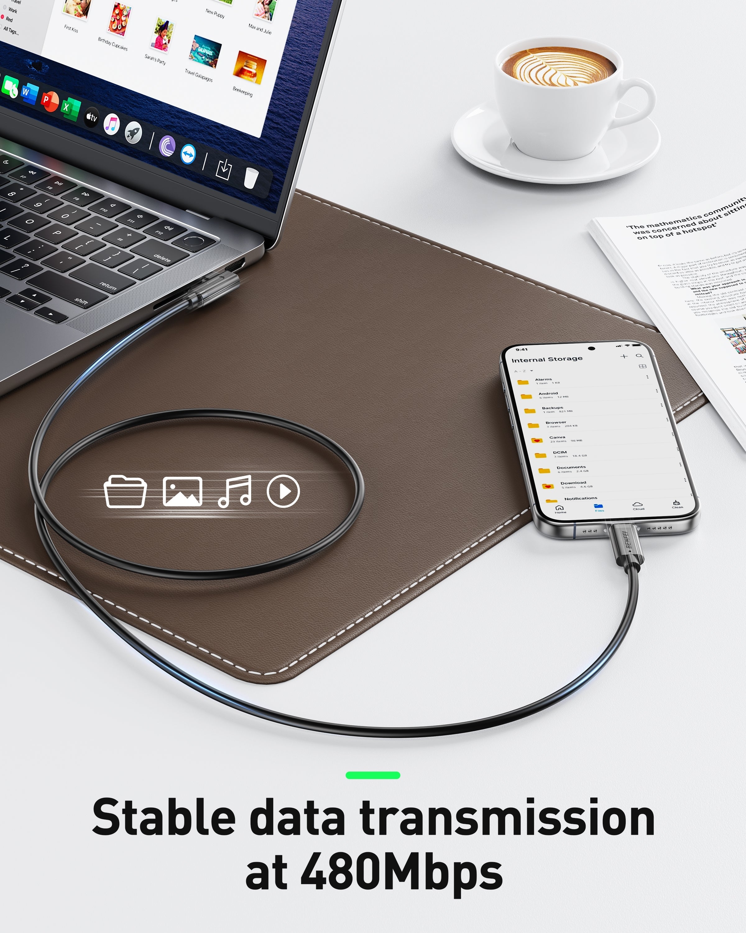 BENFEI 428BK-1M USB C to Right Angle USB C Cable , 90-dgree Angled USB 2.0 Type C Charger Cable, 3A Fast Charging & 480Mbps Data Sync, Durable PVC 3