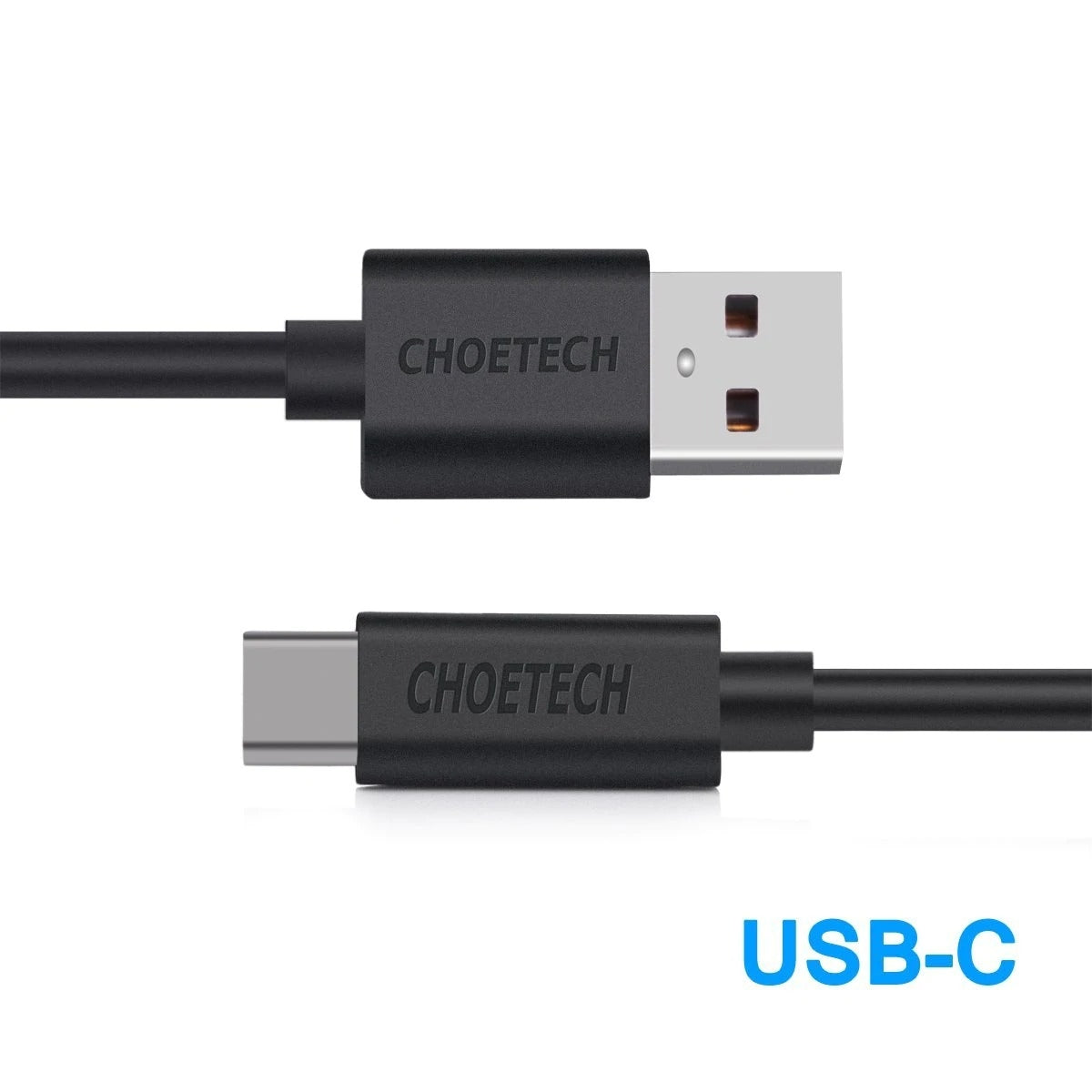CHOETECH AC0004 USB-A to USB-C Charge & Sync Cable 3M Black 7