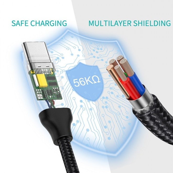 CHOETECH AC0007 USB 3.0 Type-A to Type-C Cable 1M 5