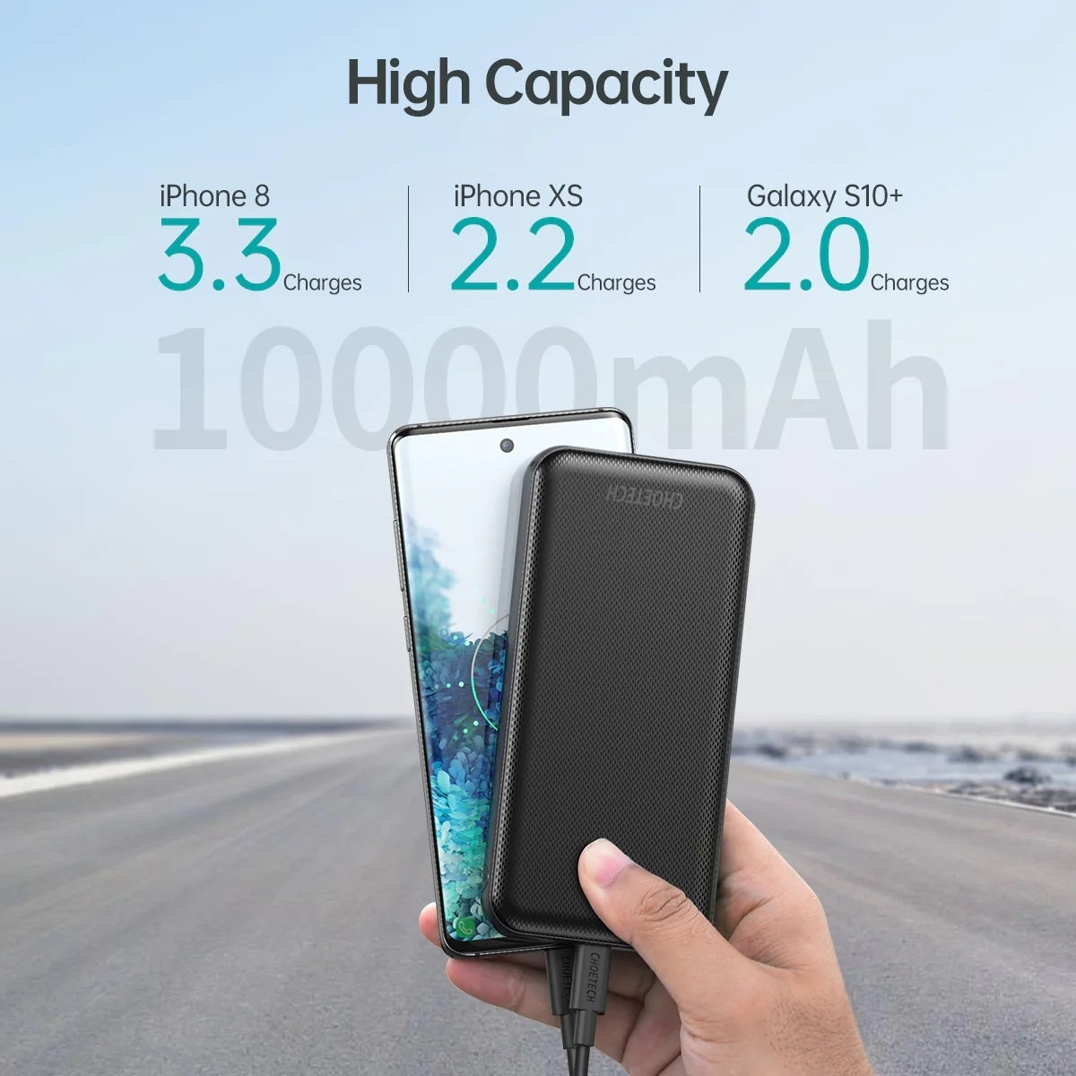 CHOETECH B627 10000mAh PD18W Power Bank 4
