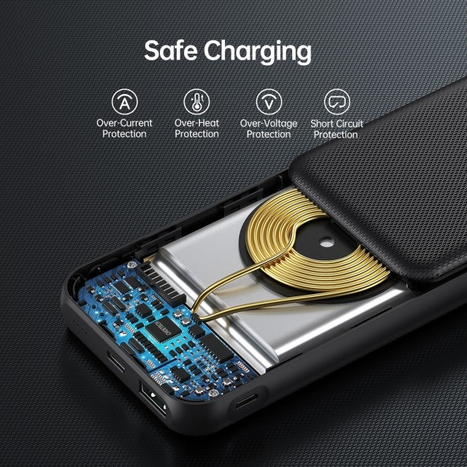 Choetech B650-CC Power Bank 10000mAh with Wireles Power Bank (Black) 5