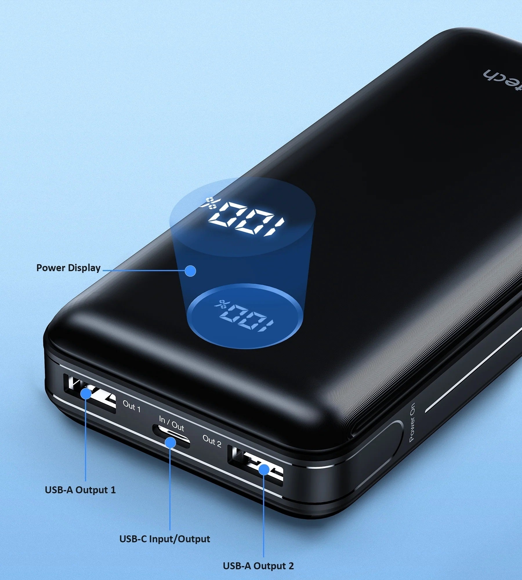 CHOETECH B653 PD45W 20000mAh Power Bank 5