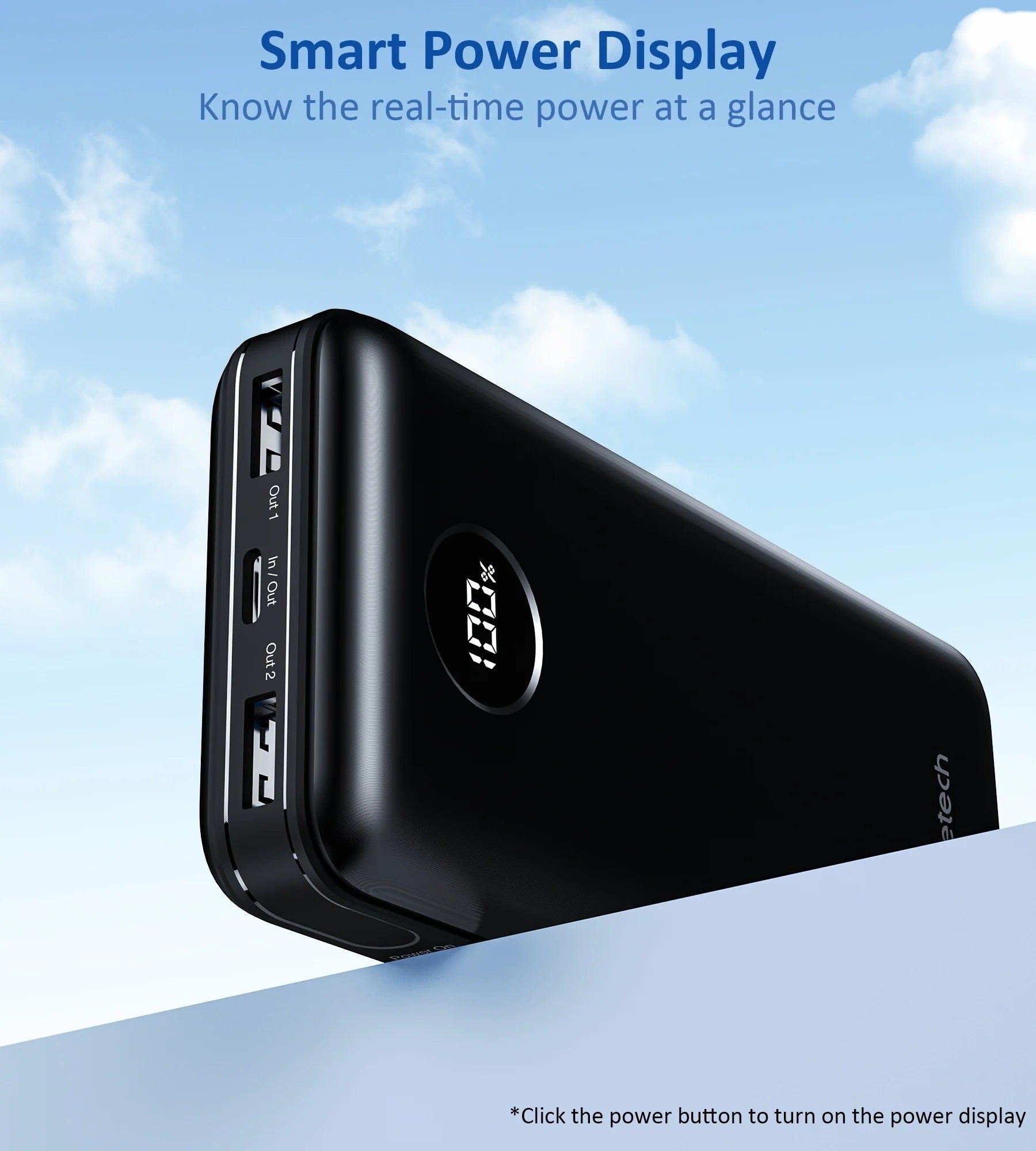 CHOETECH B653 PD45W 20000mAh Power Bank 6