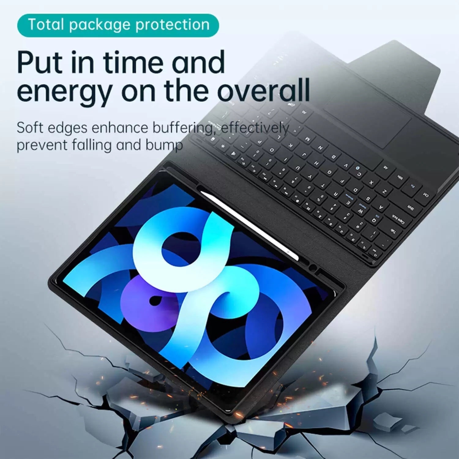 CHOETECH BH-013 Wireless Keyboard for iPad Pro 10.2-inch 5