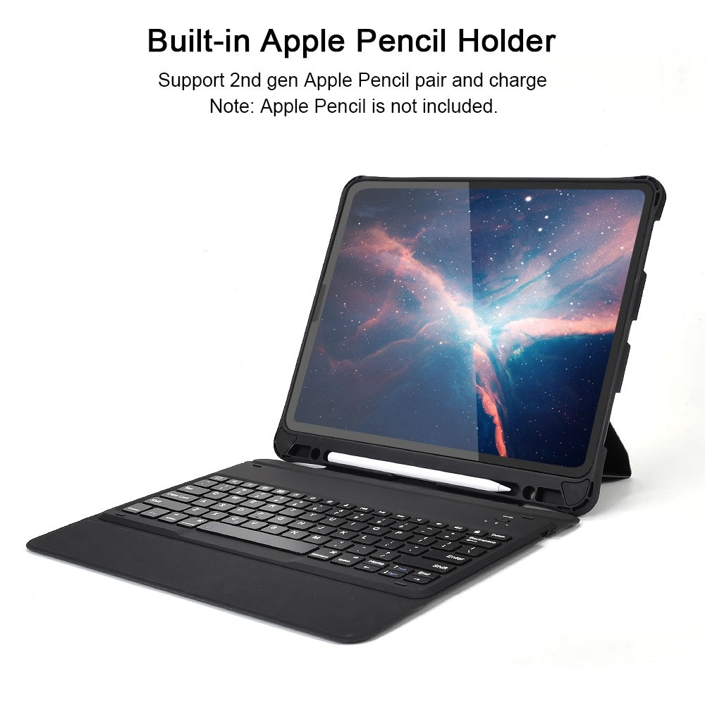 CHOETECH BH-015 Bluetooth Keyboard with Touchpad and Backlight for iPad Pro 12.9 &quot; (Black) 5