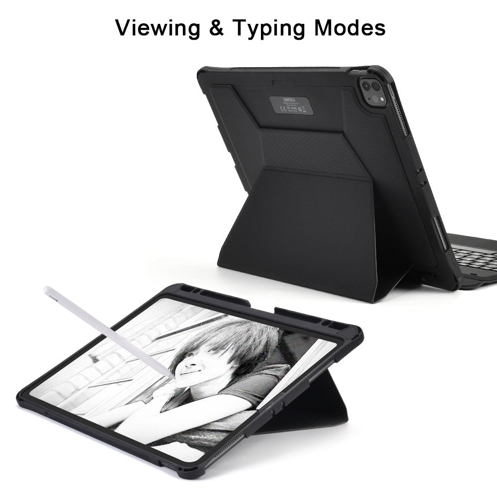 CHOETECH BH-015 Bluetooth Keyboard with Touchpad and Backlight for iPad Pro 12.9 &quot; (Black) 6