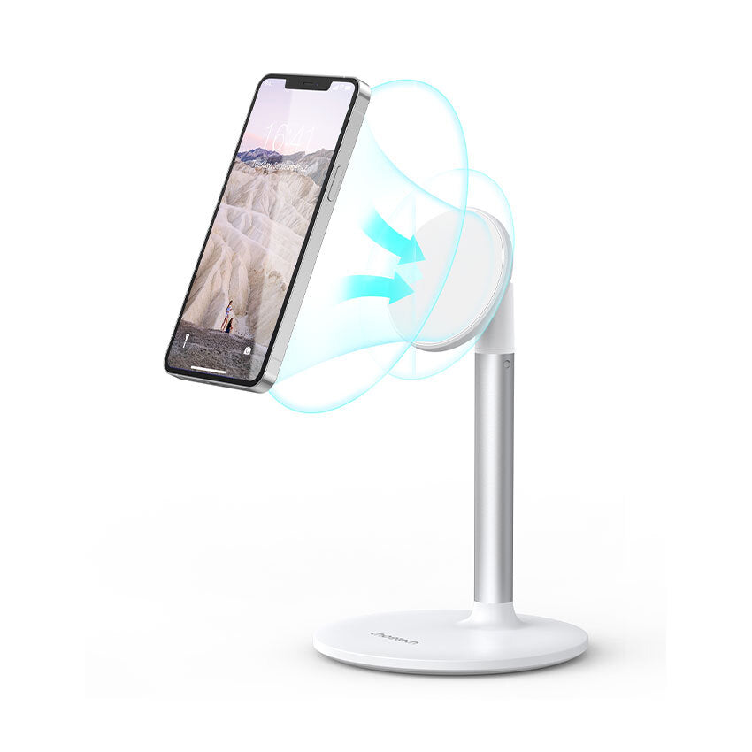 CHOETECH H048 Magsafe Adjustable Phone Holder (White/Silver) 3