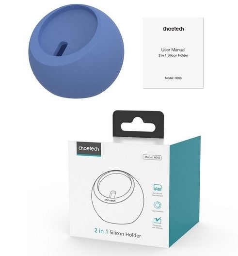 CHOETECH H050-BL Magnetic Holder for iPhone 12/13/14 /15 Series and iWatch (Blue) 3