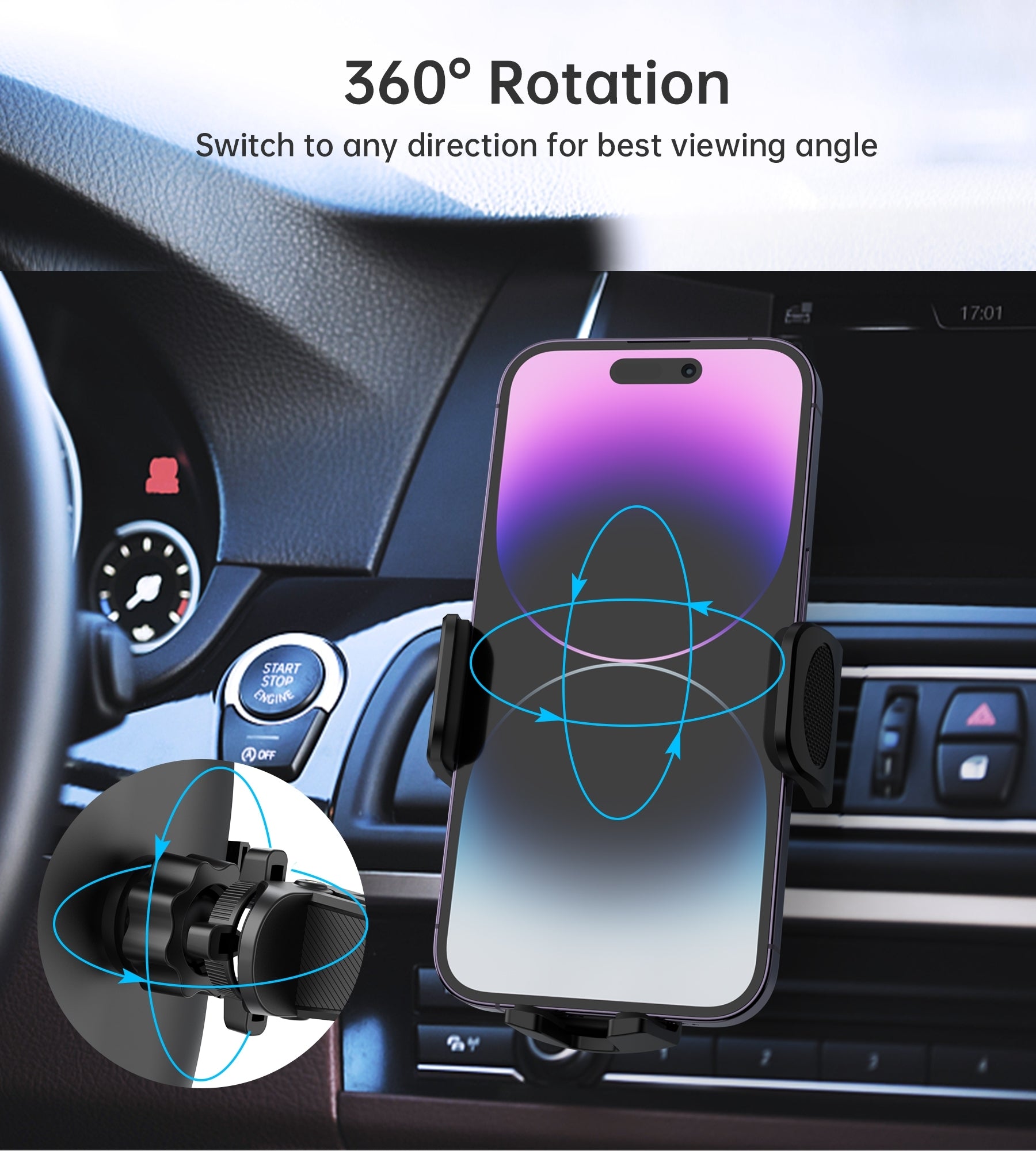 CHOETECH H066 Air Vent Car Mount Stand 3