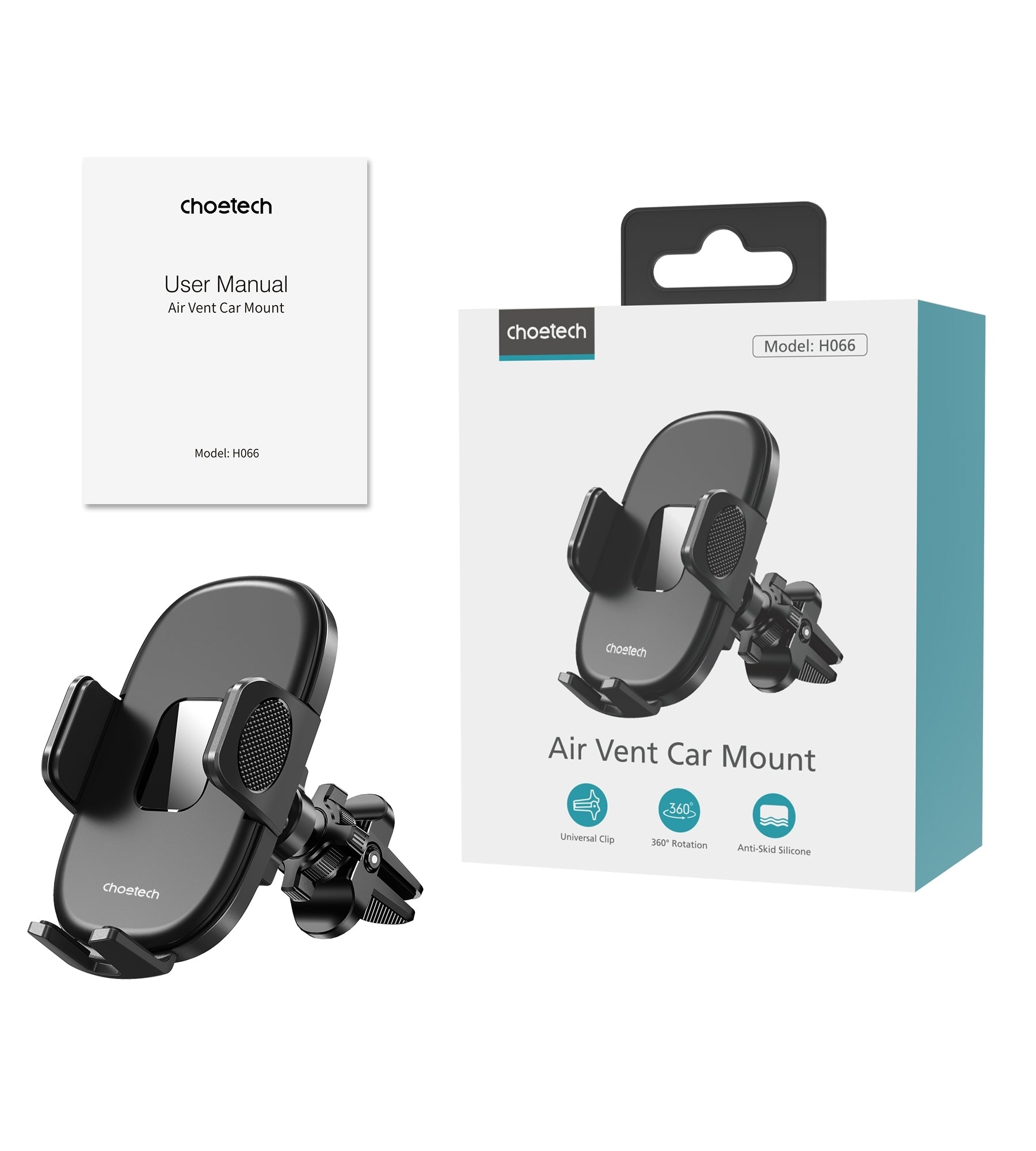 CHOETECH H066 Air Vent Car Mount Stand 4