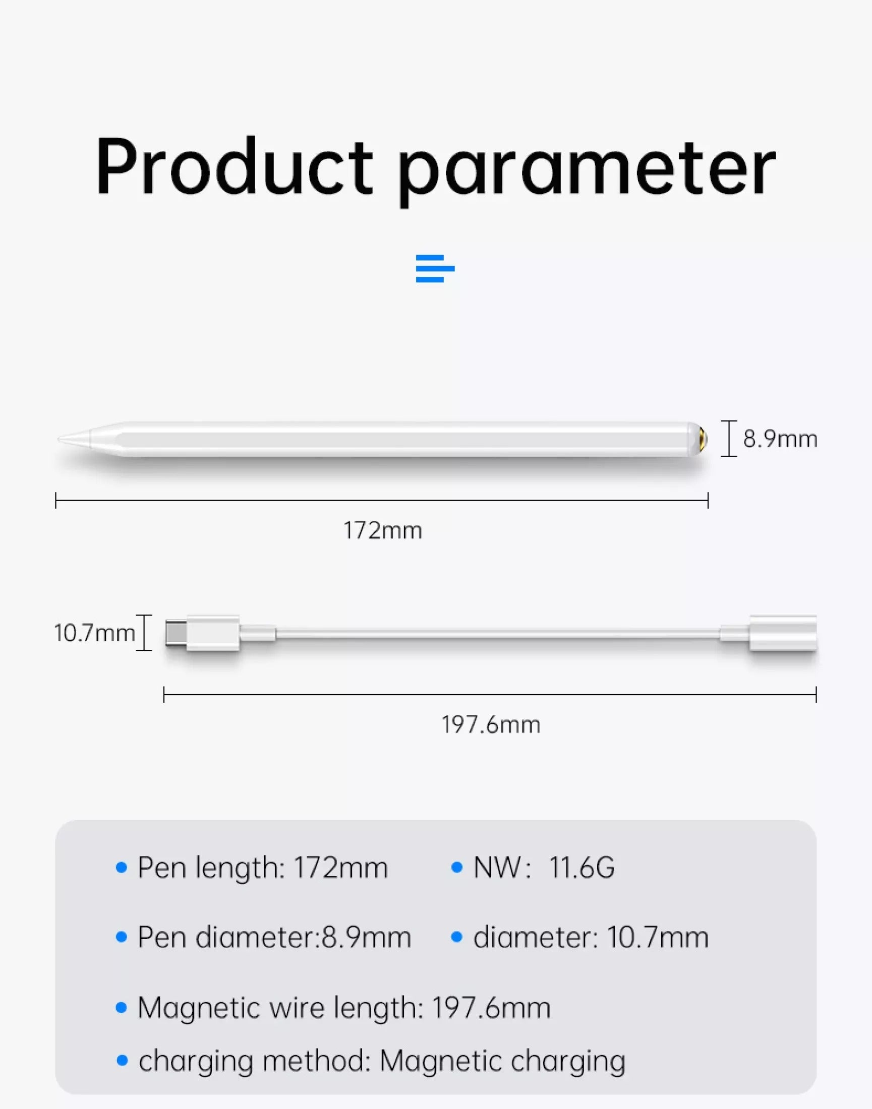 CHOETECH HG04 Automatic Capacitive Stylus Pen for iPad 12
