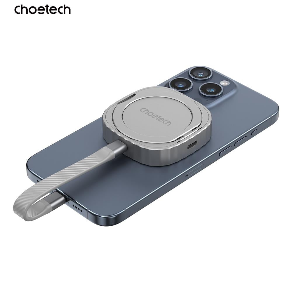 CHOETECH MSE001-GY Dual USB-C Port M.2 NVME 2230 Protocol SSD Enclosure with PD100W input Enclosure (Support 2TB Max) 3