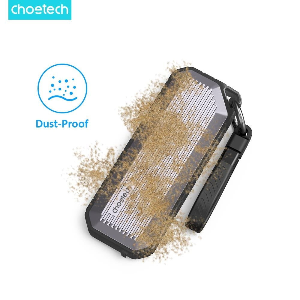 CHOETECH MSE004-GY USB3.2 Chips M.2 NVME / SATA SSD Protocol 10Gbps Transfer Speed Enclosure with IP65 water-Proof and Dust -Proof (Support 8TB Max) 4