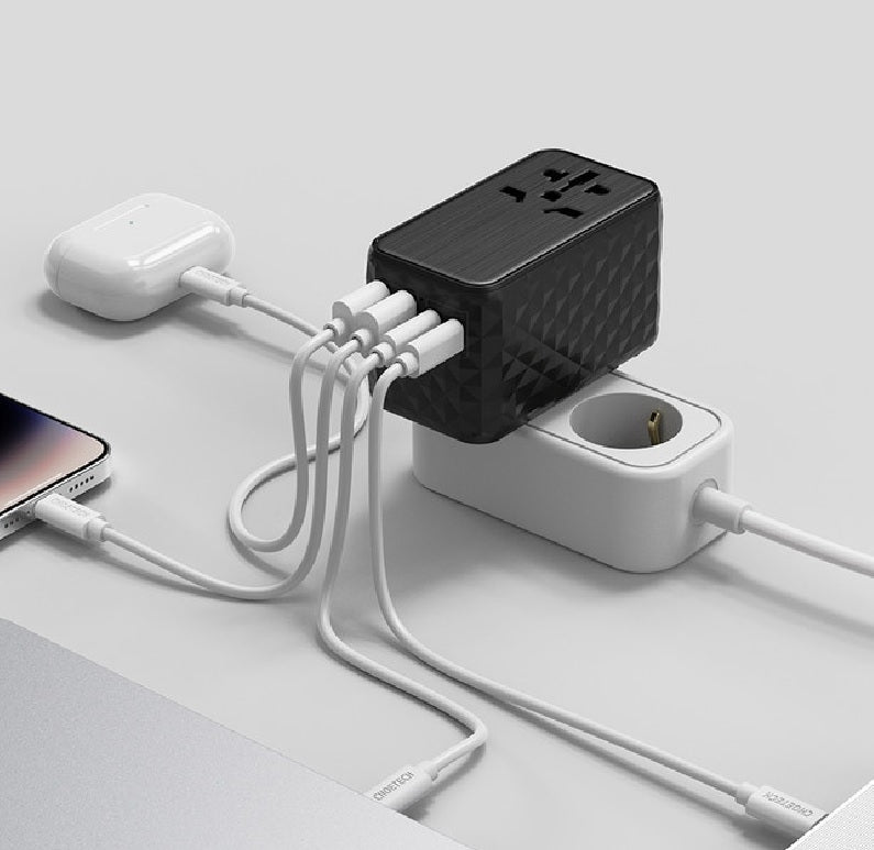 CHOETECH PD6028 2C+2A+AC 5 Ports GaN Tech PD100W Travel Wall Charger 4