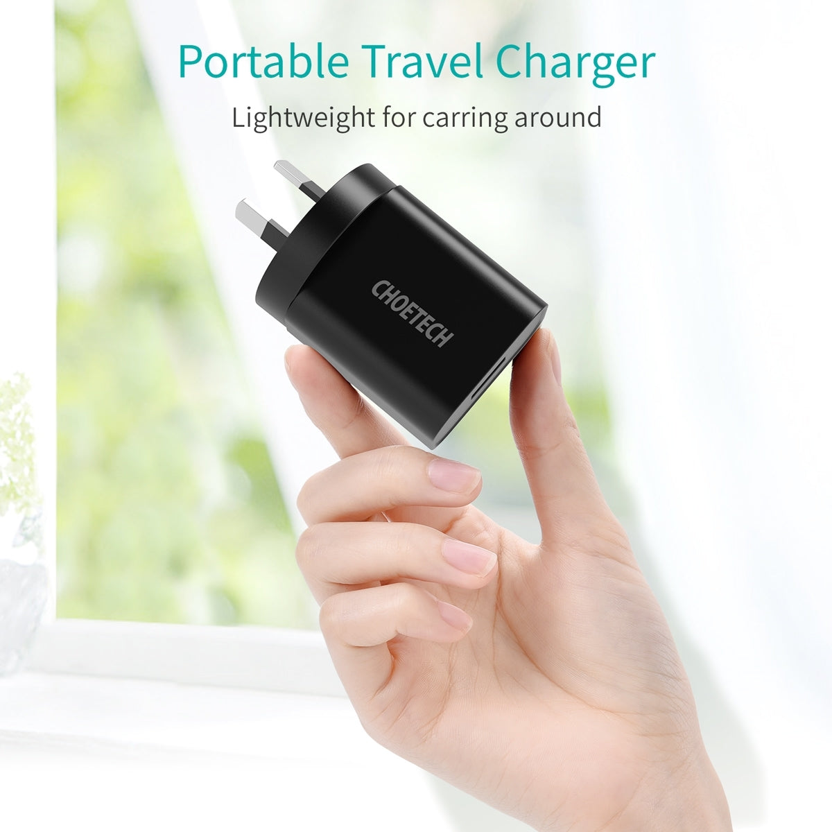 CHOETECH Q5003 18W QC Quick Charger (Black) 3
