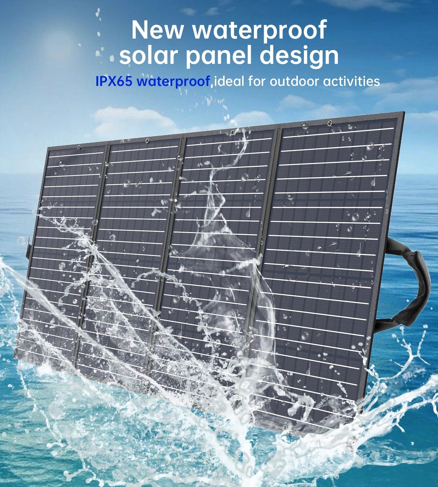 CHOETECH SC010 160W Foldable Solar Charger 5