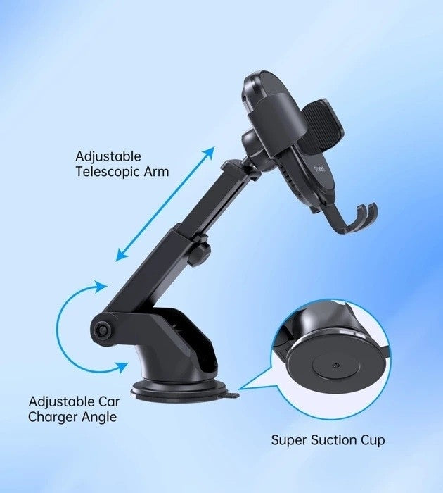 CHOETECH T203-F 15W Gravity Car Charger Holder 3