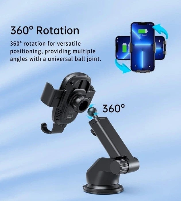 CHOETECH T203-F 15W Gravity Car Charger Holder 6