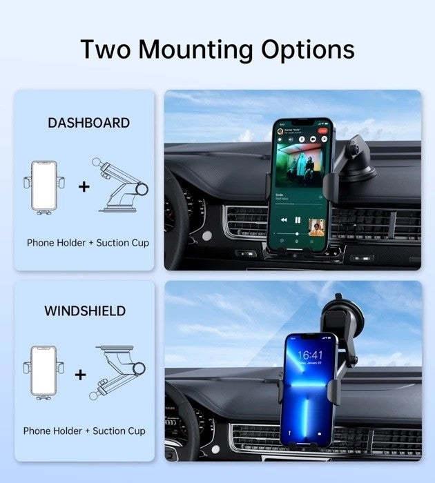 CHOETECH T203-F 15W Gravity Car Charger Holder 7