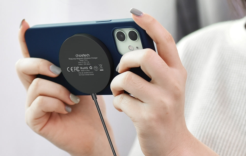CHOETECH T518-BK15W Removable Fast Wireless Magenetic Charger for iPhone12/13/14/15 & More with 1M Cable 3