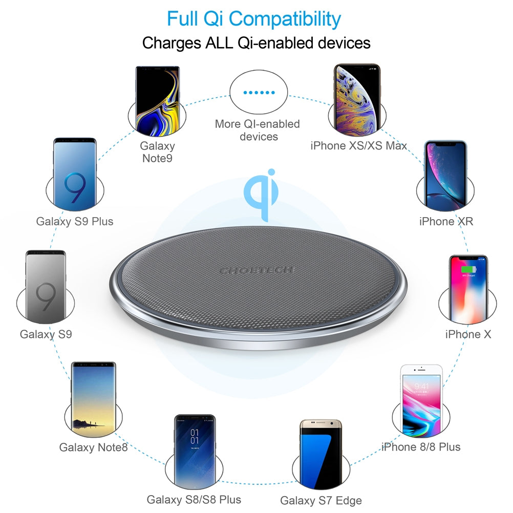 Choetech T539-S Fast Wireless Charger 4