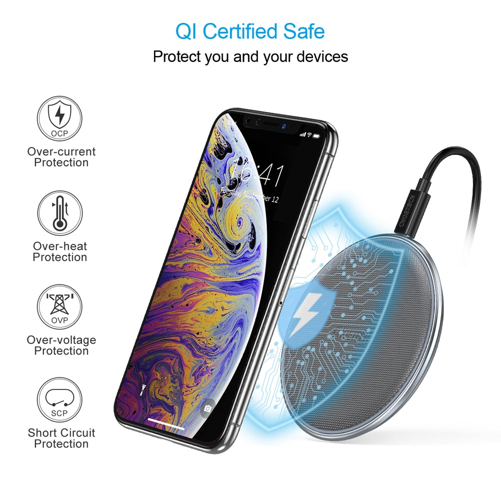 Choetech T539-S Fast Wireless Charger 6