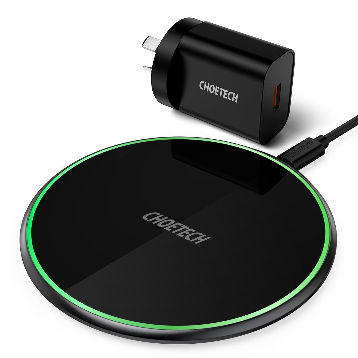 CHOETECH T559-F 15W Wireless Charging Pad with AC Adapter 3