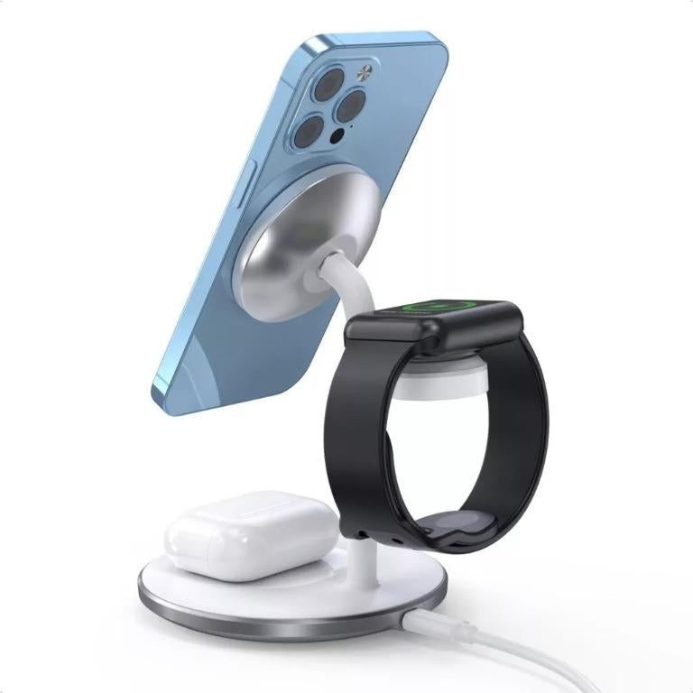 CHOETECH T585-F 3-in-1 Wireless Charging Station Dock 3